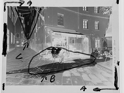 negativo analogico